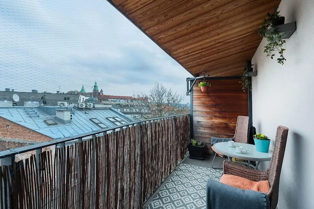 Penthouse - Heart Of Cracow - Balcony - Ac Apartment Krakow